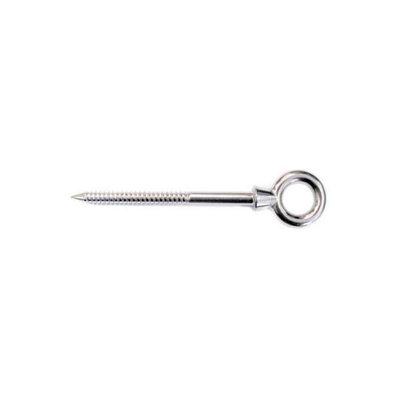 Kookaburra Silver Stainless Steel Eyebolt Screw Shade Sail Fitting Garden Patio Fixing Accessory from B&Q