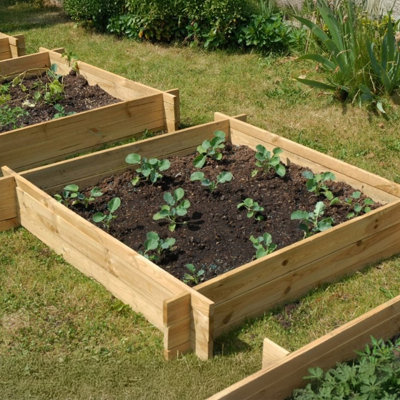 Primrose 200L Chamberlain Garden Wooden Raised Grow Bed  100Cm X 100Cm from B&Q
