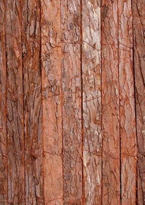 B&Q -  Natural Bark Screening Garden Fence Privacy Roll Sun Protection 4M X 1.8M