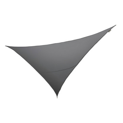 Kookaburra 6M X 4.2M Right Angle Triangle Waterproof Charcoal Garden Patio Sun Shade Sail Canopy 98% Uv Block With Free Rope from B&Q