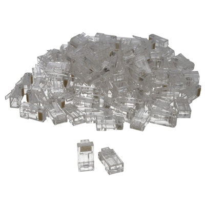 Kenable Rj45 Cat5E Ethernet Lan Crimps Ends For Networks (100 Pack) from B&Q