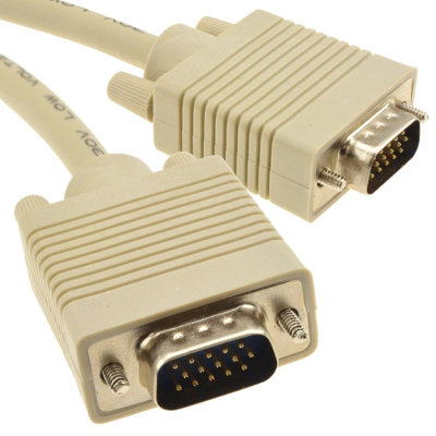 Kenable Svga Cable Hd15 Male To Male Pc To Monitor Lead 20M Beige from B&Q