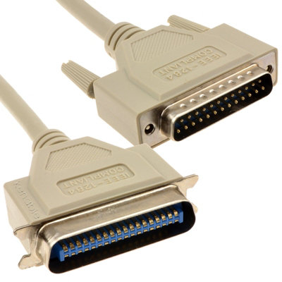 Kenable Ieee1284 Printer Cable25 Pin Male To 36 Pin Centronic Male- 2M from B&Q