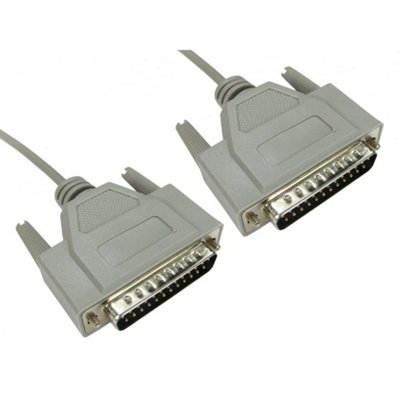 Kenable Switchbox Cable 25 Pin Male To 25 Pin Male Parallel Serial 3M from B&Q