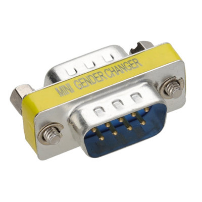 Kenable Gender Changer 9 Pin Male To Male Serial Coupler Rs232 Adapter