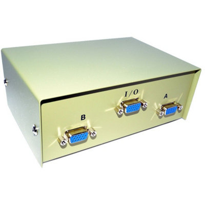 Kenable Svga Monitor Switch Switchbox 2 Way1 X 15Pin Vga To 2 X 15 Pin Vga from B&Q