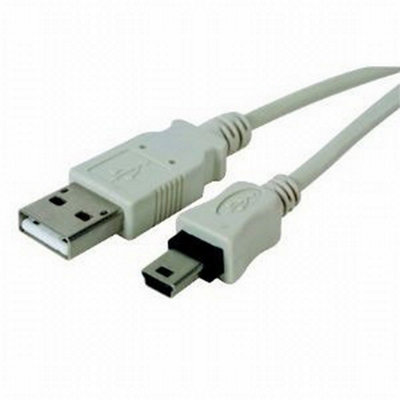 Kenable Usb 2.0 Certified Shielded A To Mini-B 5 Pin Data & Power Cable 1.8M from B&Q