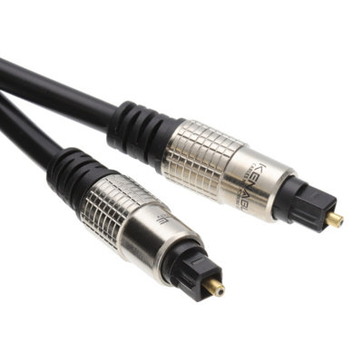 Kenable Pure Tos Link Toslink Optical Digital Audio Cable Hq 6mm Lead 1M from B&Q