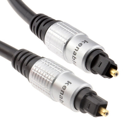 Kenable Pure Tos Link Toslink Optical Digital Audio Cable Hq 6mm Lead 2M from B&Q