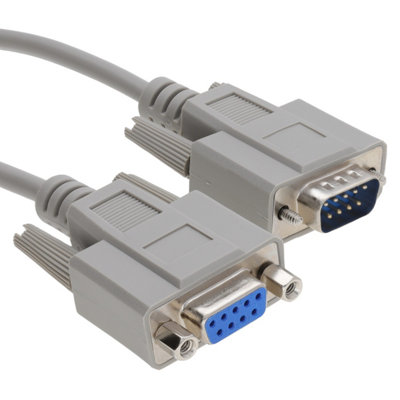 Kenable Serial Rs232 Extension Cable Db9M To F 9 Pin Male To Female 10M Beige from B&Q