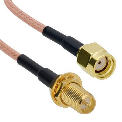 B&Q -  Wifi Antenna Extension Cable Lead Wireless Rp Sma 10M