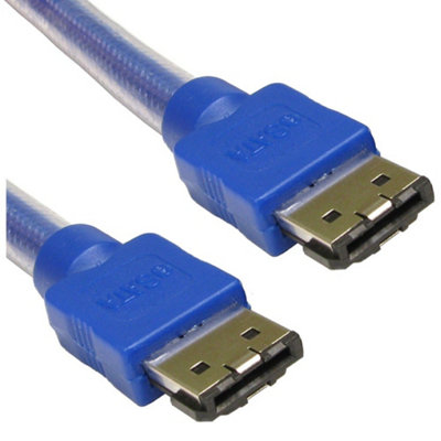 Kenable Esata 300 3Ghz High Speed Serial External Shielded Cable 1.5M from B&Q