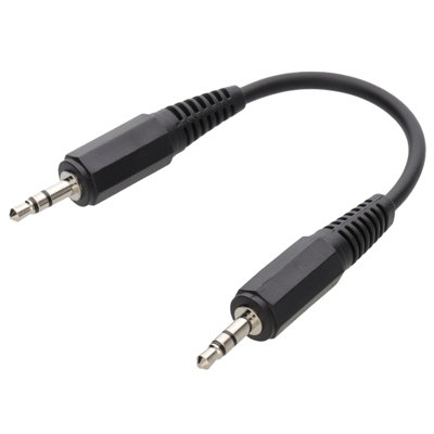 Kenable Car Aux 3.5mm Jack In To Mp3 Mobile Phone 15Cm Short Cable Lead