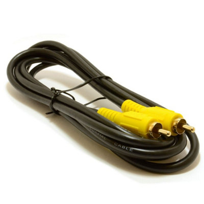 Kenable Phono Plug Digital Coaxial Spdif Audio Or Composite Video Cable 3M from B&Q
