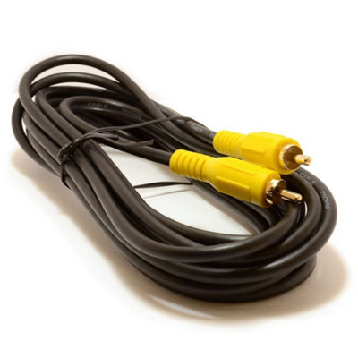 Kenable Phono Plug Digital Coaxial Spdif Audio Or Composite Video Cable 5M from B&Q