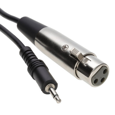 Kenable 3.5mm Mono Jack (Pc Laptop) To Xlr Female (Mixer Speaker) Cable 2M from B&Q