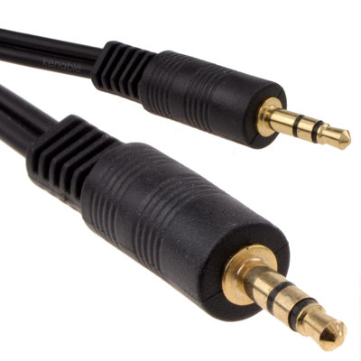 Kenable 3.5mm Stereo Jack To Jack Audio Cable Lead Gold 0.5M from B&Q