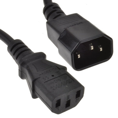 Kenable Power Extension Cable Iec Male To Female Ups Lead C14 To C13 10M Black