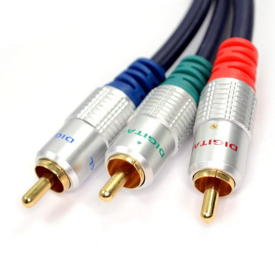 Kenable Pure Ofc Shielded Component Video Rgb Yuv Cable 3 Rca Phonos 1M from B&Q