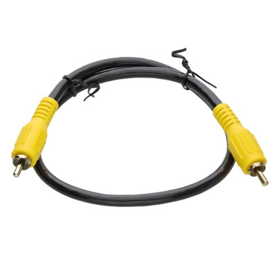 Kenable Phono Plug Digital Coaxial Spdif Audio Or Composite Video Cable 0.5M from B&Q