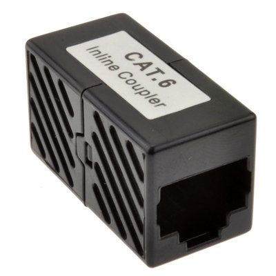 Kenable Cat6 Rj45 Coupler Gigabit Joiner Socket To Socket Adapter from B&Q