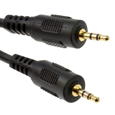 Kenable 2.5mm Gold Stereo Jack To 2.5 mm Jack Audio Cable Lead 2M from B&Q