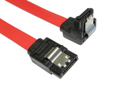 Kenable Locking Right Angle Sata Plug To Straight Sata Plug Cable Lead 90Cm from B&Q