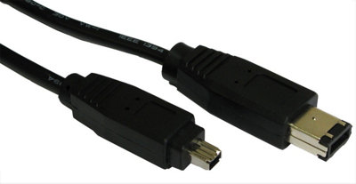 Kenable Firewire Ieee 1394 4 Pin To 6 Pin Cable Dv-Out Camcorder Lead 1M from B&Q