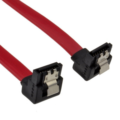 Kenable Locking Right Angle Sata Plug To Right Angle Sata Plug Cable Lead 90Cm from B&Q