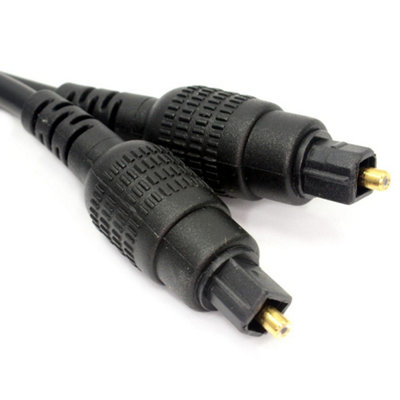 Kenable Optical Tos Cable Digital Audio Hq 4mm Lead Gold For Soundbar Ps4 Sky 0.5M 50Cm from B&Q