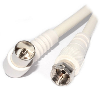 Kenable Male F-Connector To Female Right Angle Rf Connection 1M from B&Q
