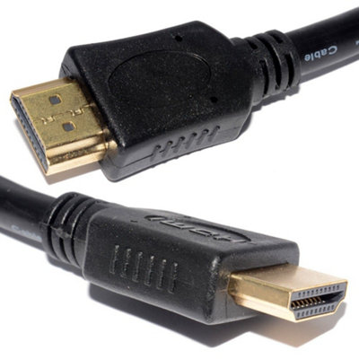 Kenable Hdmi Male Plug To Hdmi Male Cable Short Lead 0.5M 50Cm from B&Q