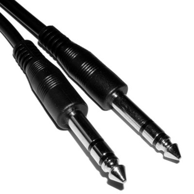 Kenable Gold 6.35Mm Jack Plug To 6.35Mm Jack Plug Stereo Cable 10M Medium B&Q