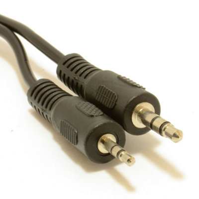 Kenable 3.5mm Stereo Jack Plug To 2.5mm Stereo Audio Jack Plug Cable 1M from B&Q