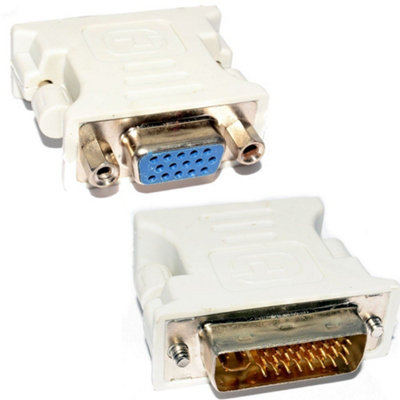 Kenable Dvi Adapter Dvi-I 24 + 4 Pin To Vga Svga Female Hd15 Socket from B&Q