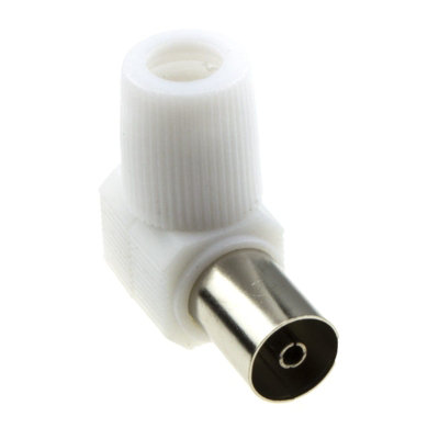 Kenable Rf Coax Right Angle Socket For Tv Aerial CablesFreeview Hd Compatible from B&Q