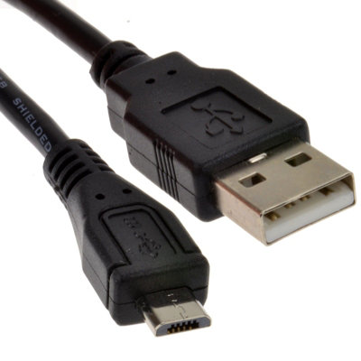 Kenable Usb 2.0 A To Micro B Data And Charging 24Awg Cable 5M Lead Black from B&Q