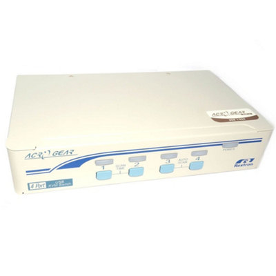 Kenable Rextron 4 Port Usb Kvm Switch 4 Computers Share 4 Usb Devices