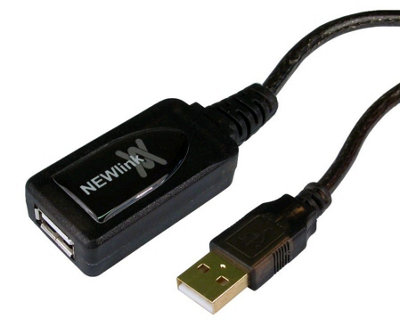 Kenable Newlink Usb 2.0 Hi-Speed Repeater Extension Cable Lead 20M