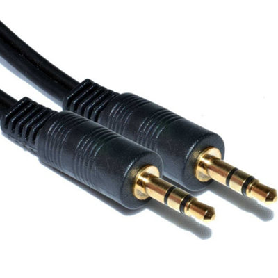 Kenable 3.5mm Stereo Jack To Jack Audio Cable Lead Gold 2M from B&Q