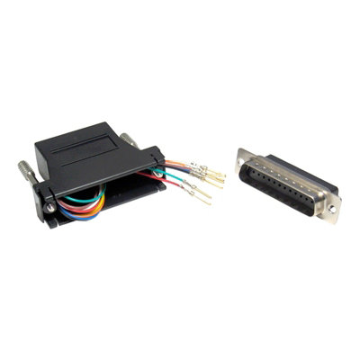 Kenable Rj45 Socket To 25 Way Db25 Modular Male Pins Adapter from B&Q
