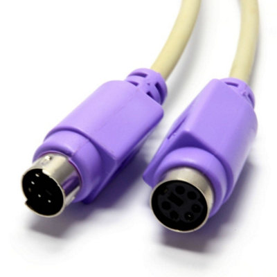 Kenable Ps2 Keyboard Extension Cable 6 Pin Plug To Female Socket 3M from B&Q