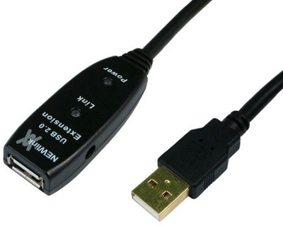 Kenable Newlink Usb 2.0 Hi-Speed Repeater Extension Cable Lead 30M