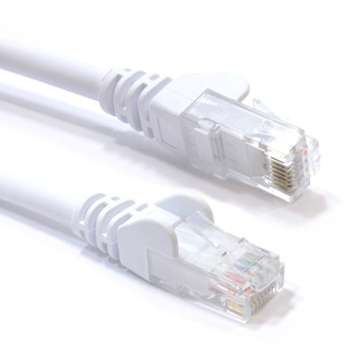 Kenable C6 Cat6-Cca Utp Rj45 Ethernet Lszh Networking Cable White 1.5M from B&Q