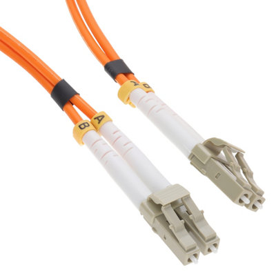Kenable Om2 Orange Fibre Optic Lc Lc Duplex mm 50 125 Patch Lszh Cable 2M