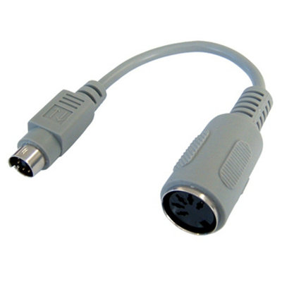 B&Q -  6 Pin Mini Din Male To 5 Pin Din Female Keyboard Adapter