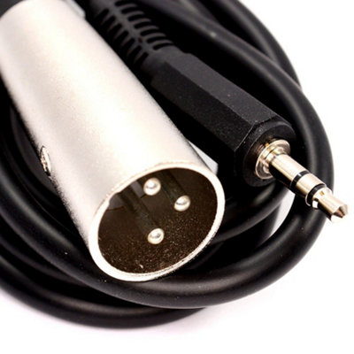 Kenable 3.5mm Stereo Jack Plug To 3 Pin Xlr Plug Audio Cable Lead 6M from B&Q