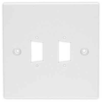 Kenable Pre Drilled Mounting Wall Faceplate For Twin Svga Panel Mount Stubs from B&Q