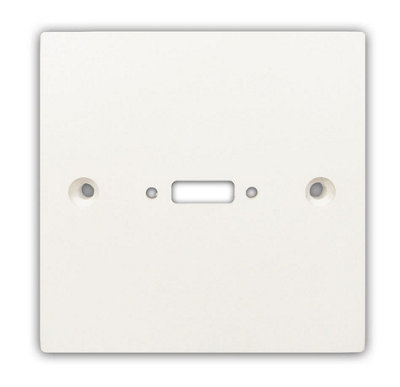 Kenable White Pre Drilled Mounting Wall Faceplate For Hdmi Panel Mount Stub 2.5Cm B&Q