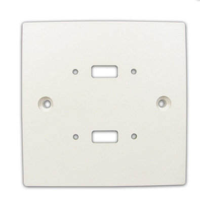 Pre Drilled Mounting Wall Faceplate For Twin Usb Panel Stub White 5055383456642 - Image 3